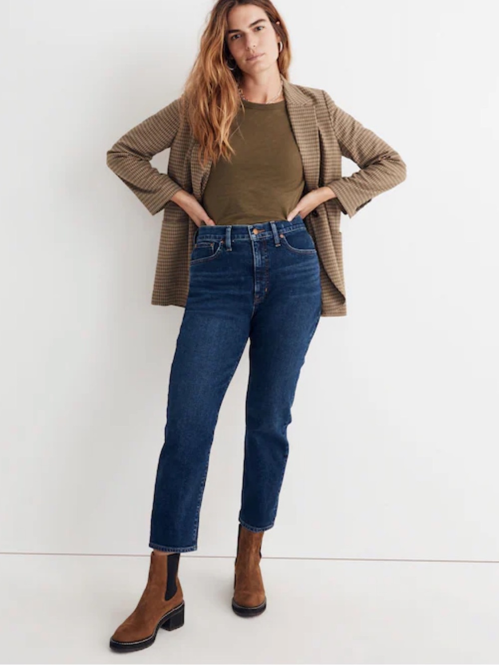 Madewell The Mom Jean Dark Dark Wash Jeans